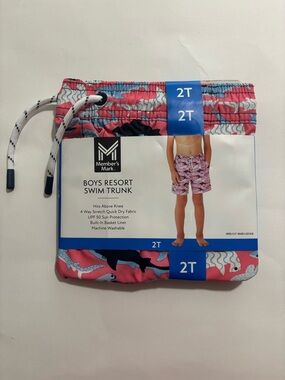 Members Mark Boys Swim Trunk Size 2T